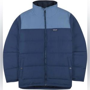 COPY - PATAGONIA BIVY DOWN JACKET - STONE BLUE/WOOLLY BLUE